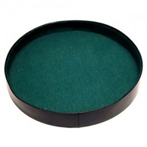 Hot Games: Dobbelpiste Zwart Rond 26cm diameter